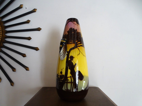 Vase faience saint - vase, jean