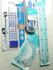 1 compas- 1 dble dc 30cm- 1