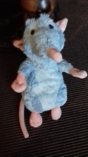 Peluche rat ratatouille bleu - peluche,