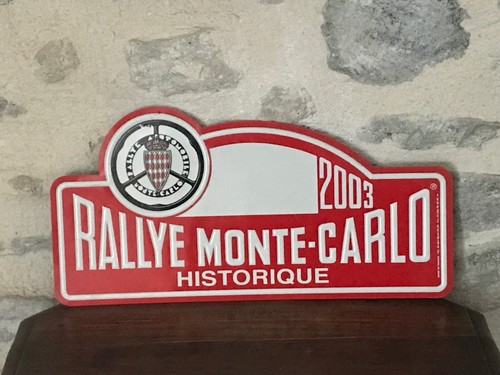 Plaque rallye de - de,