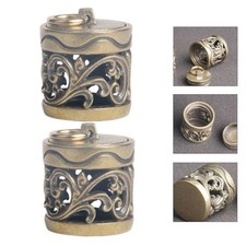 2pcs sculpture en cuivre Perfagance bouteille bouteille en cuivre