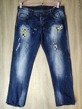 Jean slim Dsquared2 peinture