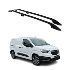 Barres de toit longitudinales pour Opel Combo E 2019-2025 L2 Aluminium Noir
