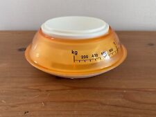 Balance de cuisine Tupperware - mécanique - 2 kg - orange vintage - 