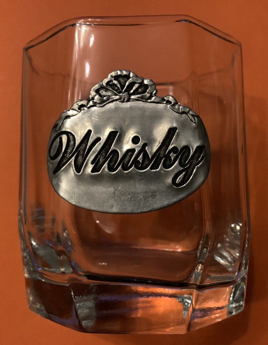 Verre vintage whisky plaque - whisky,