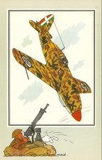 AVION MACCHI C-202  1941 ITALIE TINTIN AVIATION 39 45 Chèque 33  Voir Savoir