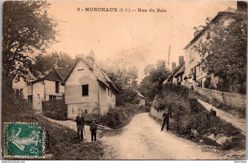 S20029 cpa monchaux rue - s20029, 76