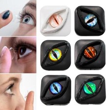 Étuis à lentilles de contact Cadeaux fantaisie d'Halloween Boîte de personnalité