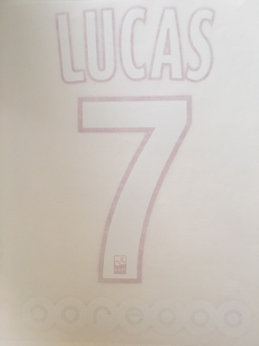 Flocage officiel psg lucas - flocage,