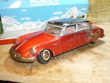 ANCIEN  JOUET RARE  JOUSTRA CITROEN DS 19 MOTEUR A CLE TOLE MONT BLANC JEP CIJ