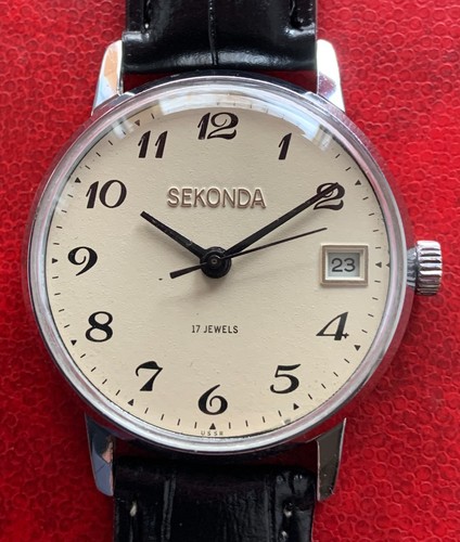 Vintage soviet watch poljot - soviet,