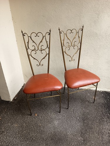 Paire ancienne chaise - d'ancienne,