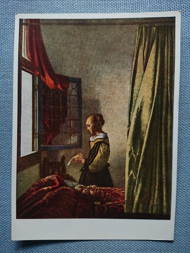 Carte postale vermeer - carte,
