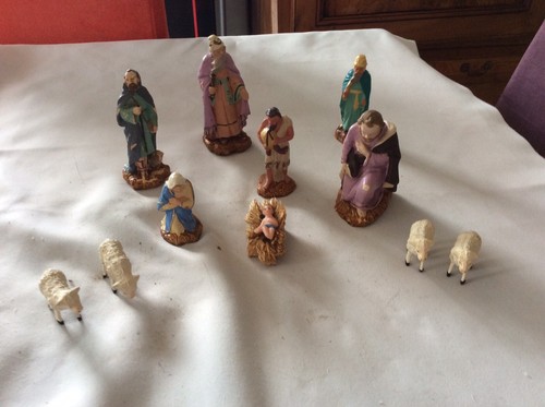 Lot santons noël - santons, crêche