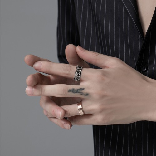 Bagues vintage pour hommes - bagues,