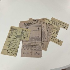 Lot de tickets de rationnement