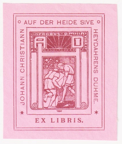 Exlibris albert pieter hahn - pieter,