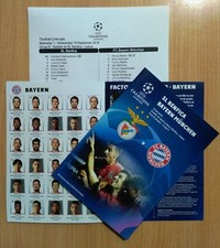 BENFIKA Lisbonne Portugal BAVIÈRE Munich Allemagne 2018 CHL FAN pr + off LU