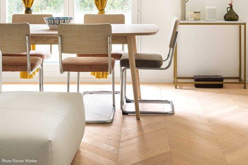 Parquet massif point de - parquet,