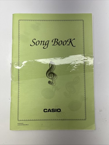 Casio song book - song,