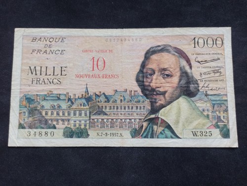 1000 francs richelieu - 1000,