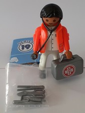 Playmobil série 19 docteur secouriste maison hôpital city life sumer fun école