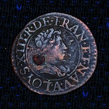 Denier tournois 1626 - Louis XIII