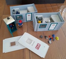 Lot PLAYMOBIL CHANTIER - 2 Containers + WC Algeco Bureau P&M 3260 LOT 13