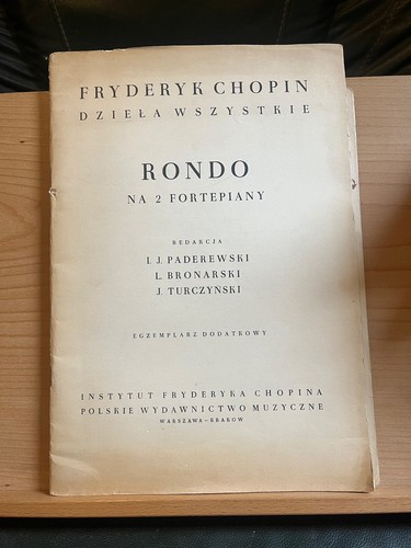Frédéric chopin rondo pour - chopin,