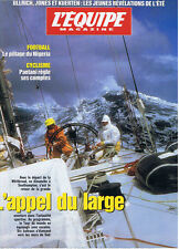L'EQUIPE MAGAZINE  N°807 1997 voile  whitbread nba a paris thierry henry pantani