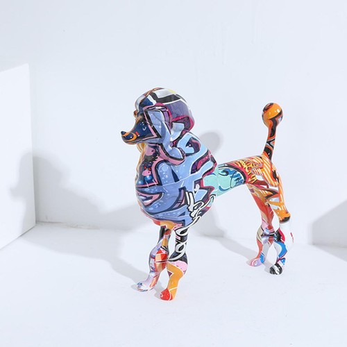 Résine coloré chien - résine,