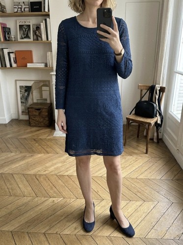 Robe sezane guipure dentelle - robe,