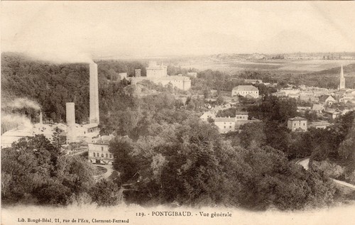 Pontgibaud vue générale - pontgibaud,