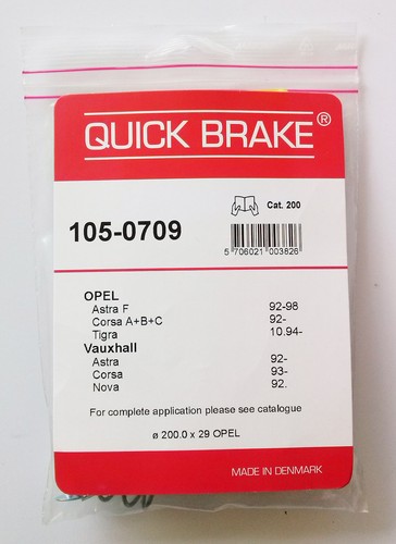 Quick brake 105 0709 kit - quick,