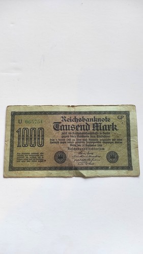 Billet allemagne 1000 - billet,