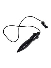 Pendule Thot Buis Noir Gravé et Plombé