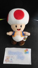 doudou peluche champignon Toad SUPER MARIO NINTENDO 18cm