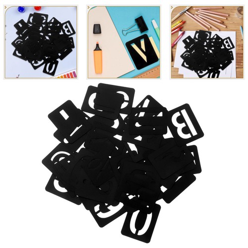 Pcs pochoirs lettres - 42,