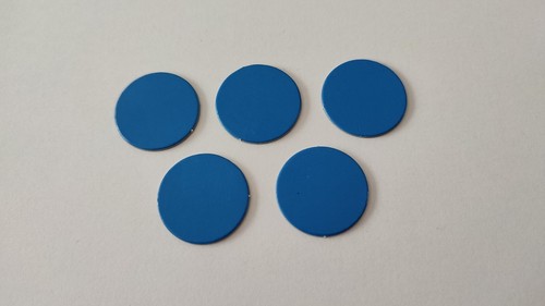 Lot jetons bleus pièce - jetons,