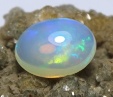 Haut Naturel Éthiopien Opale Pierre Multi Bleu Feu Ample Précieuse 2.6 Carat