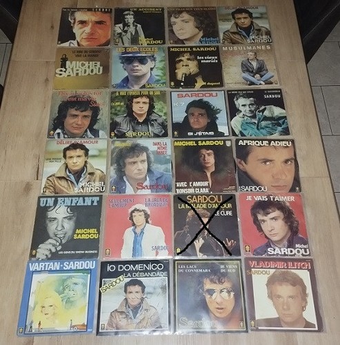Plusieurs disques 45 - 1,