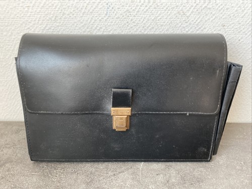 Ancienne pochette cuir noir - ancienne,