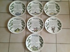 Faïence de Gien 7 superbes