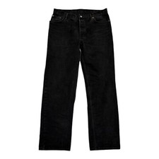 levis 501 vintage jeans w33 l32 en noir fabriqué aux états-unis
