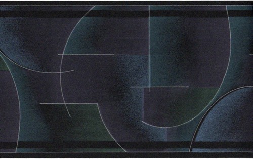 Green blue teal silver arc - blue,