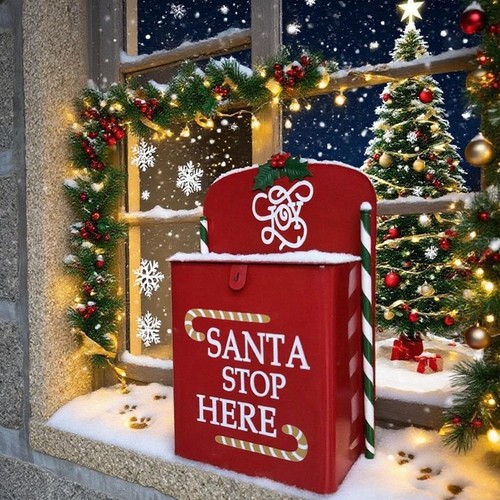 Boîte aux lettres noël - lettres,
