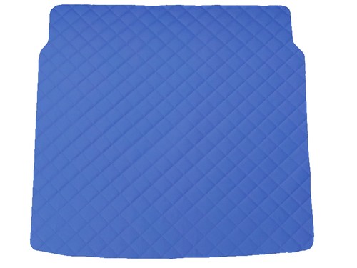 Matelassé cuir éco bleu - éco,
