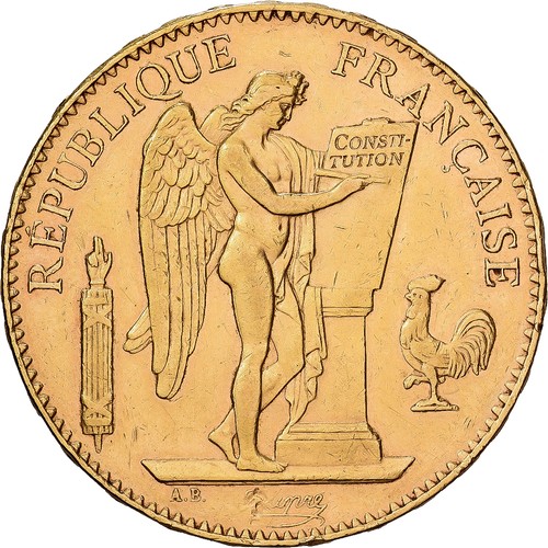 Monnaie france génie 100 - monnaie,, génie,