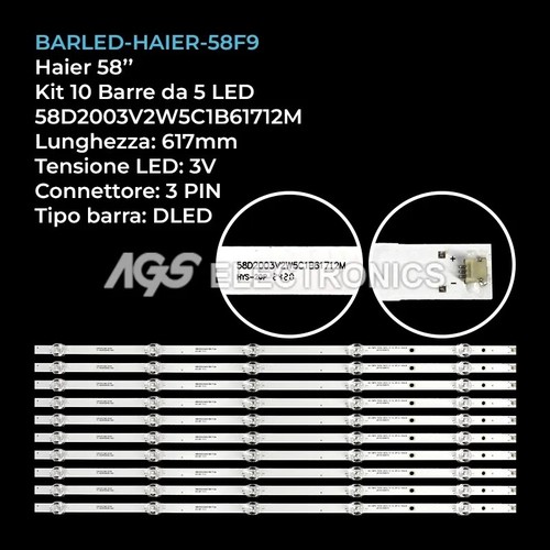 Kit barres led - 10,