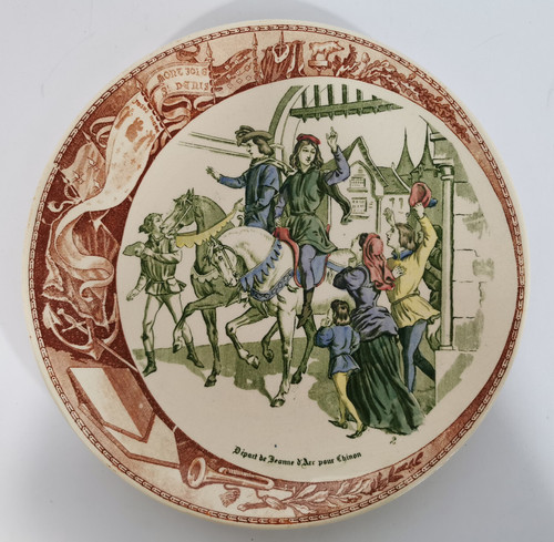 Ancienne assiette parlante - assiette,